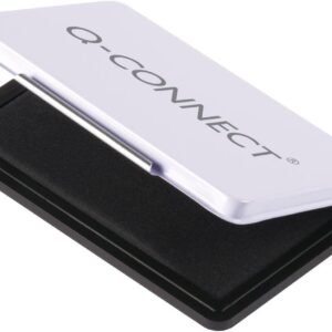 Q-Connect High Capacity Black Ink Stamp Pad KF25211