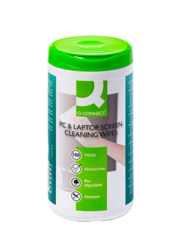 Q-Connect Screen and Keyboard Cleaning Wipes (Product Code: KF04501)