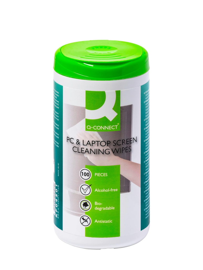 Q-Connect Screen and Keyboard Cleaning Wipes (Product Code: KF04501)