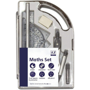 9 Piece Maths Geometry Set
