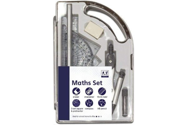 9 Piece Maths Geometry Set