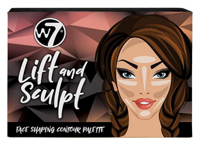 W7 Lift & Sculpt Cream Contour Kit - Concealing, Highlighting & Contouring Makeup Palette