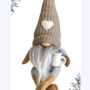 2Pcs Coffee Gonks Plush Doll Decor